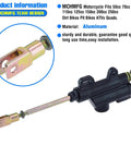 Rear Hydraulic Brake Master Cylinder Pump For Motorcycles And ATVs Universal Fit 50cc 70cc Dirt Bikes Aluminum