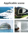 Collage showcasing applicable scenes for Marine Grade 316 Stainless Steel Door Hasps 2 Pack, including yacht and modern architectural designs.