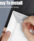 Heavy Duty Self Adhesive Access Panel For Drywall 8 By 12 Inch Plumbing Wall Hole Cover showcasing easy installation process.