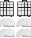 AZ4002 Replacement Filter Set For Detect Pro Max Upright Vacuum AZ4000 AZ4002 AZ4000C 2 Pack HEPA Filters And 4 Pack Foam And Felt Filters