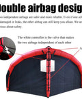 Inflatable Wing Surfing Kite For Kitesurfing And Wingsurfing, Open Window Design With Lightweight Polyester Build, double airbag
