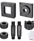 Square Hydraulic Knockout Punch Die 45x45mm Heavy Duty Hole Punch Attachment for one and three quarters inch holes