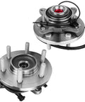 Front Wheel Bearing And Hub Assembly For 2015 2016 2017 Ford F150 4WD 6 Lug With ABS Set Of 2 Bolt On Direct Fit Replacement