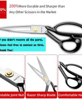 9 Inch Heavy Duty Fabric Scissors For Tailors And Crafters Ultra Sharp Titanium Coated Blades multipurpose dressmaker shears