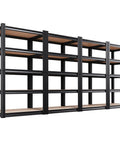 Beast Mode Heavy Duty Garage Shelving Unit 5-Tier Steel Storage Racks With 2050 LBS Capacity, black steel shelves