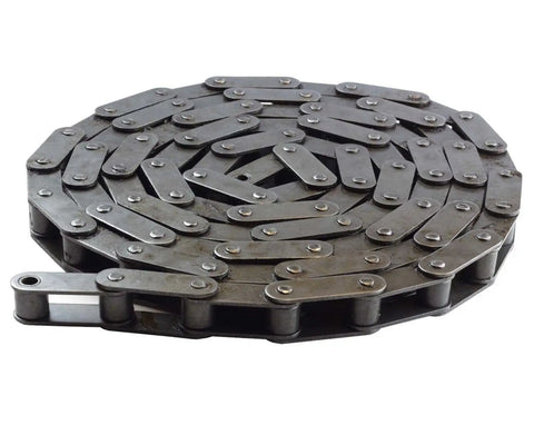 Tough As Nails Agricultural Conveyor Roller Chain 10 Feet Long With Connecting Link Ansi Ca557 Heavy Duty Steel Drive Chain For Tractors And Industrial Machinery