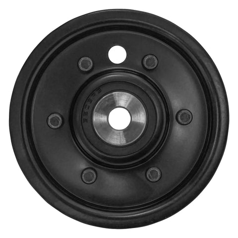 Solid Universal Drive Pulley Replacement Fits John Deere Cub Cadet Mtd Troy-Bilt For Lawn Tractors And Gators Part Am103018, 3.74" steel design.