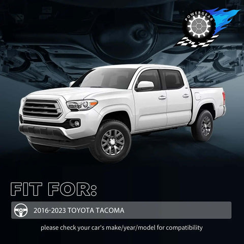 Premium Powergear Suspension Kit Featuring Front Lower Control Arm And Sway Bar Links For 2016 To 2023 Toyota Tacoma Trucks Ensure Smooth Rides With Rock Solid Durability And Heavy Duty Parts You Can Trust For Any Terrain. White Toyota Tacoma fit 2016-2023