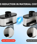 Kawasaki FR691V Tune Up Kit filter comparison showing OEM material amount vs. reduced amount for lawn mower engines.