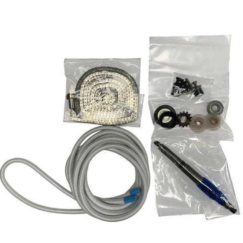 Drive Chain Assembly 1915 For RowErg Model C D E Indoor Rowers Replacement Kit With 14 Tooth Sprocket Axle Chain Idler Pulley