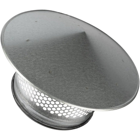 8 Inch Round Chimney Cap With Rubber Seal Galvanized Steel Roof Vent Cover For Wood Stoves Exhaust Vents Furnace Pipes And Outdoor HVAC Flue Protection Heavy Duty Rain Shield Fits Standard 8 Inch Ducts Keeps Rain Out While Allowing Steady Airflow