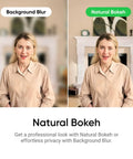Next Level PTZ 4K Webcam For PC And Mac Serving Smooth As Butter 4K Footage with Natural Bokeh and Background Blur features comparison.