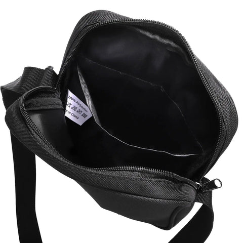Open view of Two Pack Sublimation Blank Bags With Adjustable Straps DIY Crossbody Bags For Sublimation Sport Shoulder Bags And Wallet Purses
