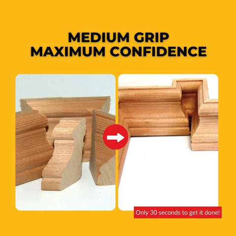 Pro Grade Medium Wood Adhesive Glue For Pros, Clear All Purpose Wood Glue With 4000 Psi Tensile And Shear, Fills Cracks Perfectly