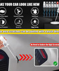 Toyota Ice Cap And Super White 040 Touch Up Paint Kit For Cars 2 In 1 Scratch Remover Pen in use on vehicle bumper