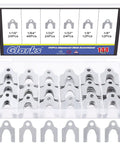 Universal Body Shim Kit 144 Pcs Set For Auto Alignment And Camber Adjustments Includes 1/16 Inch 1/64 Inch 1/32 Inch And 1/8 Inch Shims
