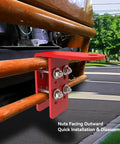 Zero Turn Hitch Kit For Ferris IS And ISX Series Zero Turn Mowers And Simplicity Compatible Trailer Hitch installed on mower