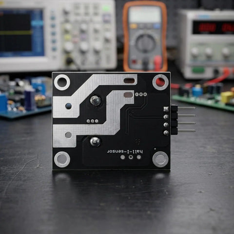 Dead Simple Hall Effect Current Sensor Module With 100A Rating For Knockout Overcurrent Protection and smooth analog outputs.