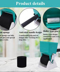 Heavy Duty Portable Glue Roller With Smart Flow Control Switch For Even Woodworking Adhesive Coating And No Drama Diy Fix Projects All Year Long Using 180 Ml Tank Capacity showing foam sponge and anti-skid handle.