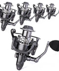 Focus on five Lightweight Ultra Smooth Aluminum Spinning Fishing Reels with Graphite Spool and CNC Aluminum Handle