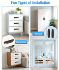 Example installations of 5.7 Inch Sliding Barn Door Handle Aluminum Alloy Cabinet Pull on drawers and doors, black, ergonomic grip.