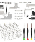 All In One IPhone 8 And SE 2nd Gen 2020 Inner Parts Screws Set With Full Internal Metal Bracket Replacement Kit And Bottom Plate Cover Plus Small Screwdriver.