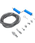 Heavy Duty Flexible Drain Snake Kit And Robust 12Mm Alloy Steel Drain Auger with spiral cable and interchangeable cutter heads.