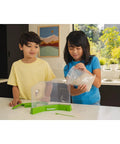 Children assembling Ant Factory Classroom Ant Farm With Live Ants For Hands On STEM Learning At Home Kids Science Kit Escape Proof Habitat