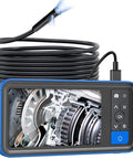 50Ft Dual Lens Endoscope With Light For Drain Snakes, IP67 Waterproof Borescope Camera For Sewer Pipe Inspection, 15M Long Flexible Probe, A Solid DIY Plumbing Tool with monitor