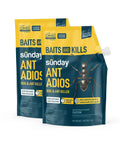 Ant Adios Outdoor Bug And Ant Killer With Spinosad, 2-pack 2 lbs bags, for outdoor pest control covering 4000 sq ft