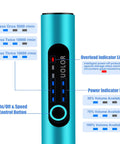 3 Speed Cordless Mini Drill Pen USB Rechargeable DIY Electric Hand Drill Kit With 10 Small Drill Bits control interface