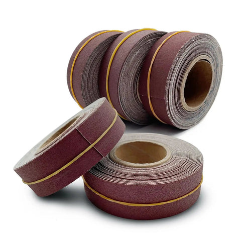 Premium 8 Meter Sandpaper Rolls For Smooth Woodworking And Metal Grinding, versatile emery cloth variety pack, multiple rolls.