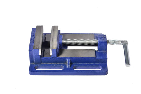 4 Inch Drill Press Vise For Light Duty Workbench 4.33 Inch Jaw Opening Hardened Steel Jaws Ideal For Woodworking And Metalworking