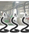 Heavy Duty 3 Pack Plastic Articulated Duct Flexes Great Yanking Welding Fumes Smooth Holds Its Shape Tight for ventilation.
