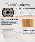 Fuel Water Separator Filter For Marine Engines Compatible With 4.3L 5.0L 5.7L showcasing product features like durability and filtration