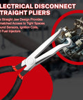 3 Piece Automotive Electrical Connector Pliers And Terminal Pin Removal Tool Set with straight pliers for car push tab plugs