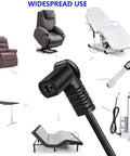 Universal 29V 2A Recliner Power Supply For Direct Wall Plug Use With AC DC Switching Adapter Plug And Play Ready For Major Sofa Motors And Top Furniture Brands Easy Replacement And Reliable Performance black 2-pin connector for recliner motors