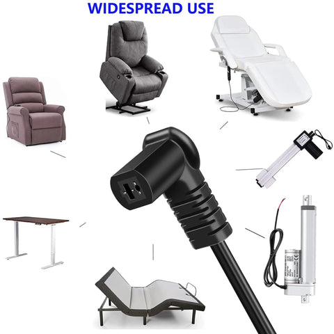 Universal 29V 2A Recliner Power Supply For Direct Wall Plug Use With AC DC Switching Adapter Plug And Play Ready For Major Sofa Motors And Top Furniture Brands Easy Replacement And Reliable Performance black 2-pin connector for recliner motors