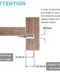 Heavy Duty Nickel Plated Cabinet Shelf Pegs Spoon Shape with details on size and installation for stable shelves.