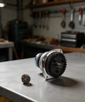 Angle Grinder Gear Replacement For 9523B And 9913 Models, Durable Metal Transmission Component on workshop table