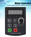 Motor Motion Control Module For Stepper And Servo Drives With 5 Digit Display And Multi Control Modes For Precise Positioning Angle And Loop Control DC 12 24V Plug And Play Ready For Industrial Automation, front view