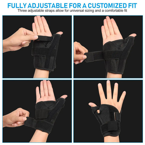 All Day Thumb And Wrist Support Brace For Carpal Tunnel Arthritis Tendonitis And De Quervains Thumb Spica Splint With Thumb Support.