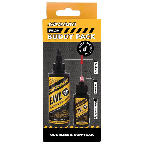 EWL30 Buddy Pack Extra Thick Synthetic CLP Lubricant For High Heat Environments, 1 oz and 4 oz bottles with metal needle tip