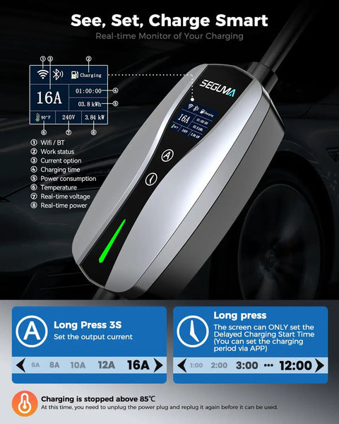 Next Level Nacs Station For Tesla Drivers Featuring Hella Fast Level One And Two Charging With Smart App Control and ETL certification.