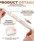 Super Slick Self Stick Adhesive Pull Out Cabinet Drawer Sliders With Heavy Duty Bottom Mount Rails for easy installation and smooth operation.