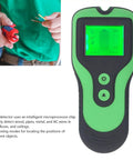 Luocute Stud Finder Wall Scanner, 5 Modes handheld device with a green display used for detecting pipes and beams in walls.