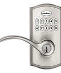 SmartCode 955 Pembroke Keypad Lever For Light Commercial Doors Keyless Entry Durable High Traffic Ready Satin Nickel Finish