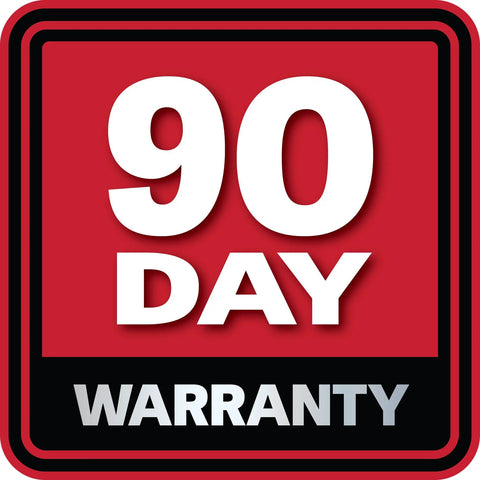 Red and black 90-day warranty badge for 24x12x1 Electrostatic Outer Air Filter For AFS-1000B And AFS-1000C, 5-Micron Filtration.