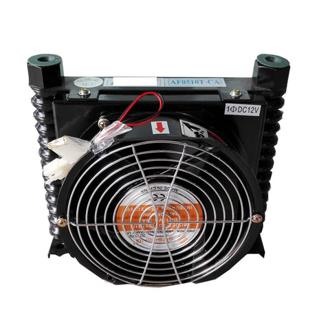 Centrifugal Blower For CNC Hydraulic Systems 10 Lpm Cooling, Air Cooled Oil Radiator Heat Exchanger, AJ0510T-CA AF0510T-CA, Supports VP20 VP30 Vane Pump, 380V 48W Heavy-Duty Industrial Cooling Solution