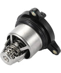 Straight Up Inner Thermostat And Coolant Housing Assembly For Audi A6 A7 Q8 2019 To 2022 Engine Temperature Regulator close-up view.